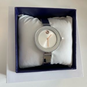 Movado Bold Stainless Steel w/ RG Watch